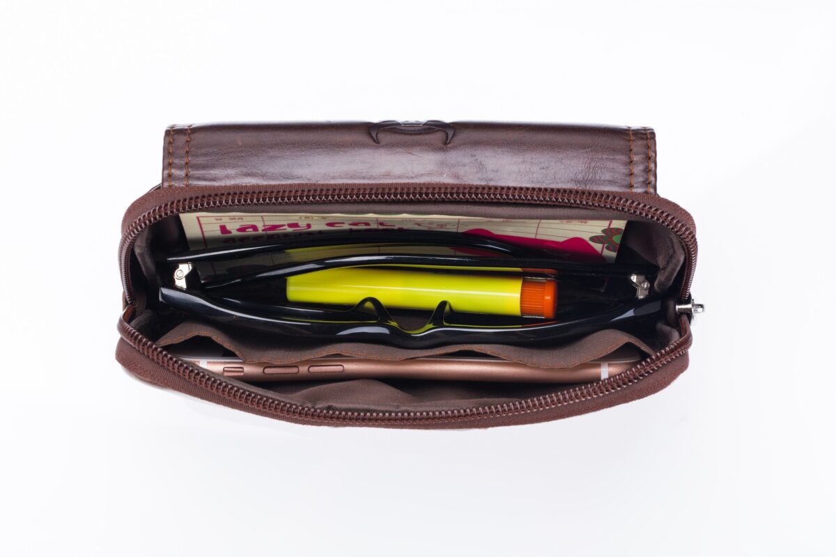 Δερμάτινο τσαντάκι μέσης(ζώνης) Bull Captain YB 04 σκούρο καφέ