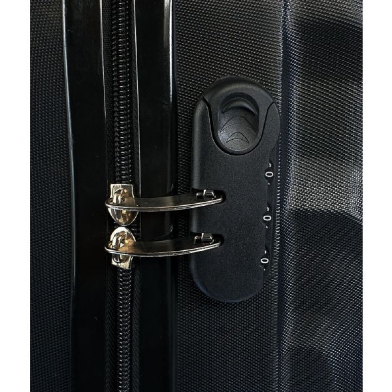 Βαλίτσα Καμπίνας FORECAST P009 55x35x20 Μαύρο – Ιδανική για Όλες τις Αεροπορικές Εταιρίες