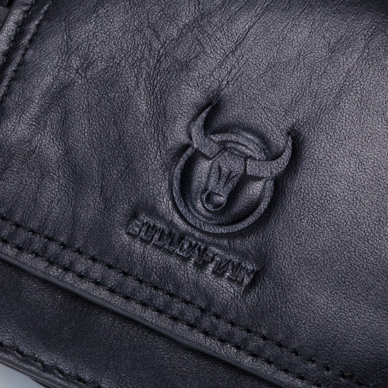 Δερμάτινο πορτοφόλι Bull Captain QB037 μαύρο 