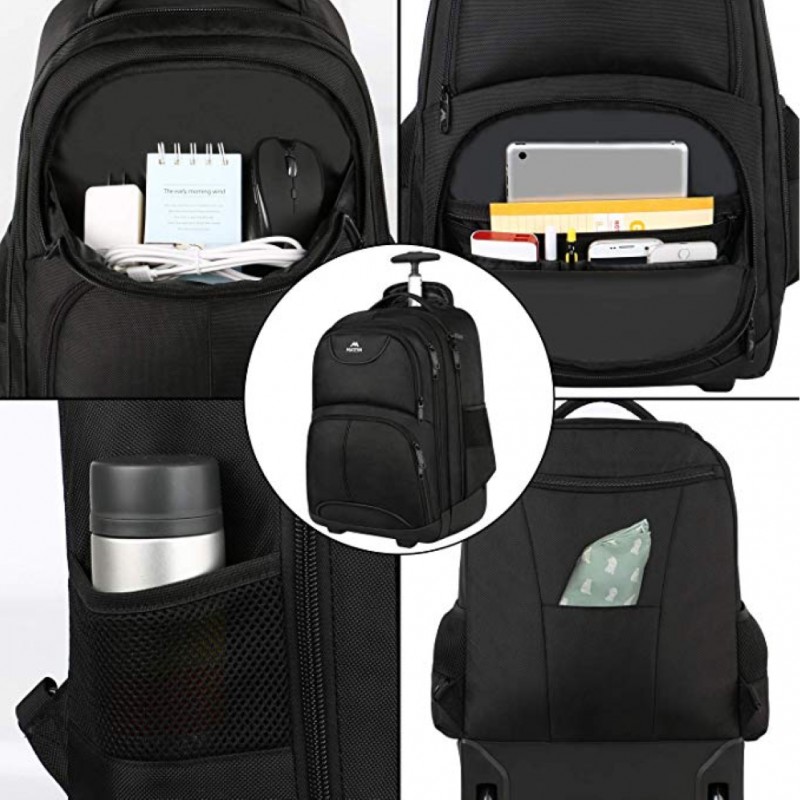 Σακίδιο πλάτης Τροχήλατο 45L Laptop 18” Matein 1178 μαύρο 