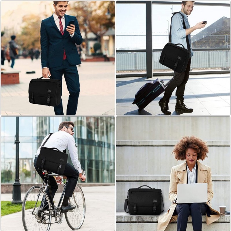 Υφασμάτινος Χαρτοφύλακας Matein 15,6′ laptop 17L 1194 μαύρο 