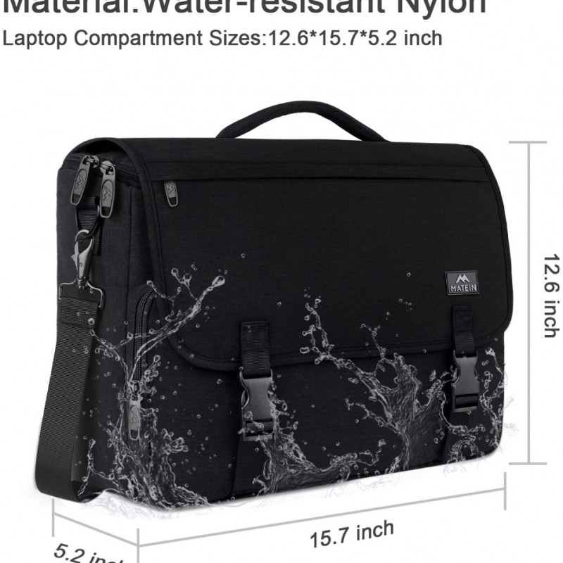 Υφασμάτινος Χαρτοφύλακας Matein 15,6′ laptop 17L 1194 μαύρο 