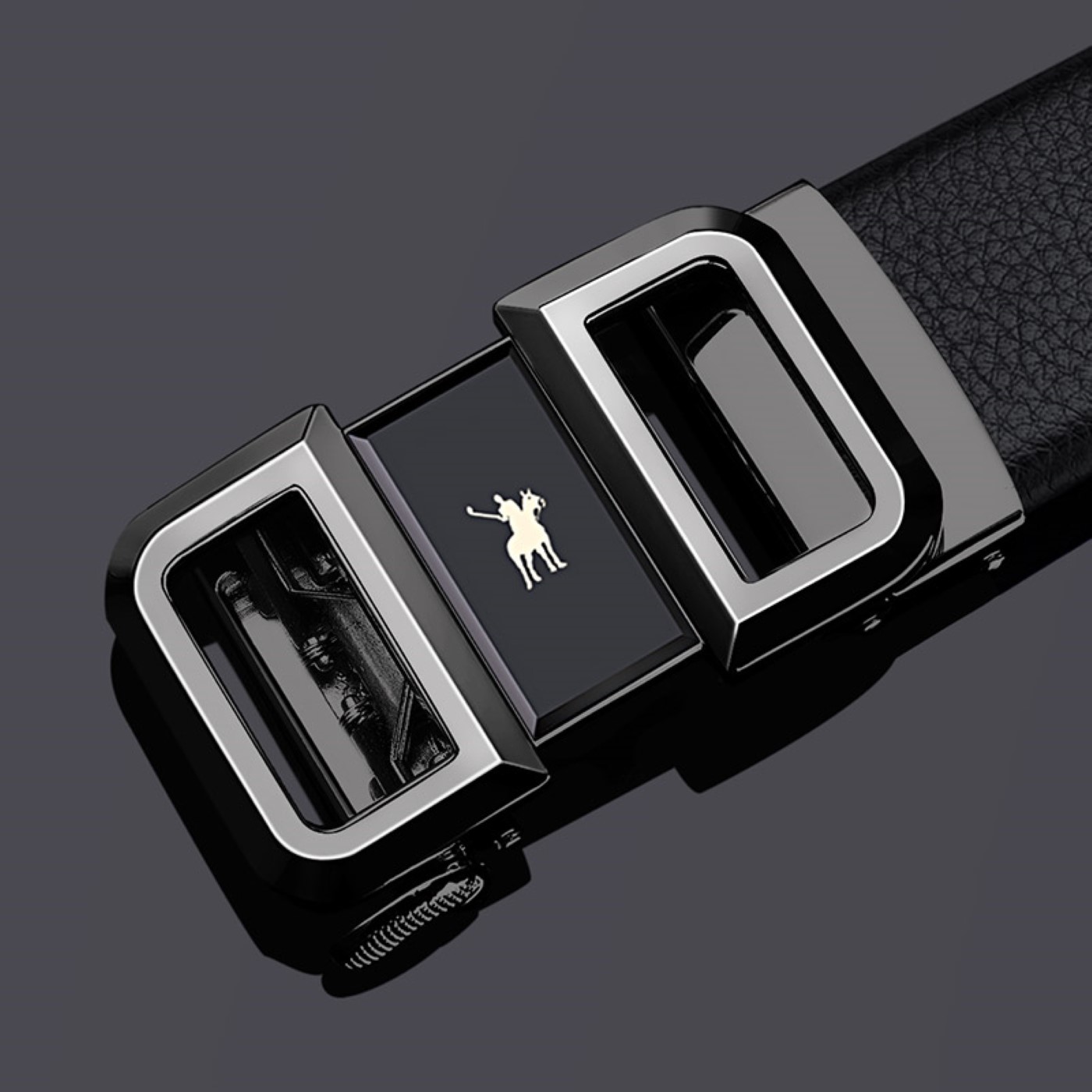 Ανδρική Ζώνη Δερμάτινη William Polo 19955P Gun 