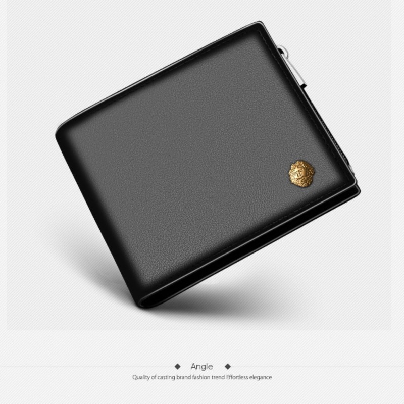 Δερμάτινο Ανδρικό πορτοφόλι Laorentou 328J007L μαύρο 