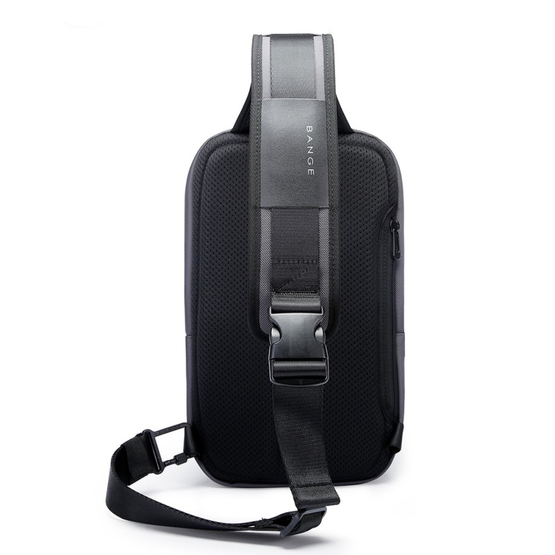 Τσαντάκι ώμου χιαστί crossbody Bange 7566 γκρί 