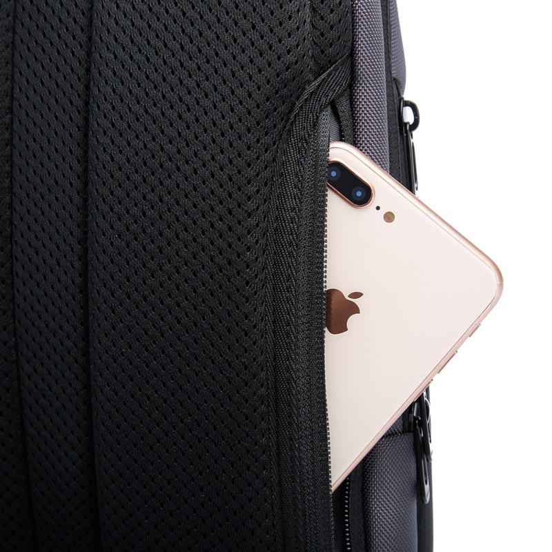 Τσαντάκι ώμου χιαστί crossbody Bange 7566 γκρί 