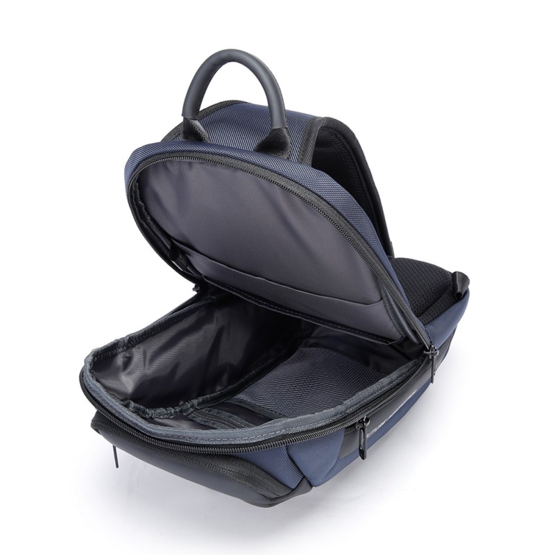 Τσαντάκι ώμου χιαστί crossbody Bange 7566 μπλέ 