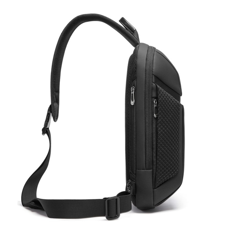 Τσαντάκι ώμου χιαστί crossbody Bange 7721 μαύρο 