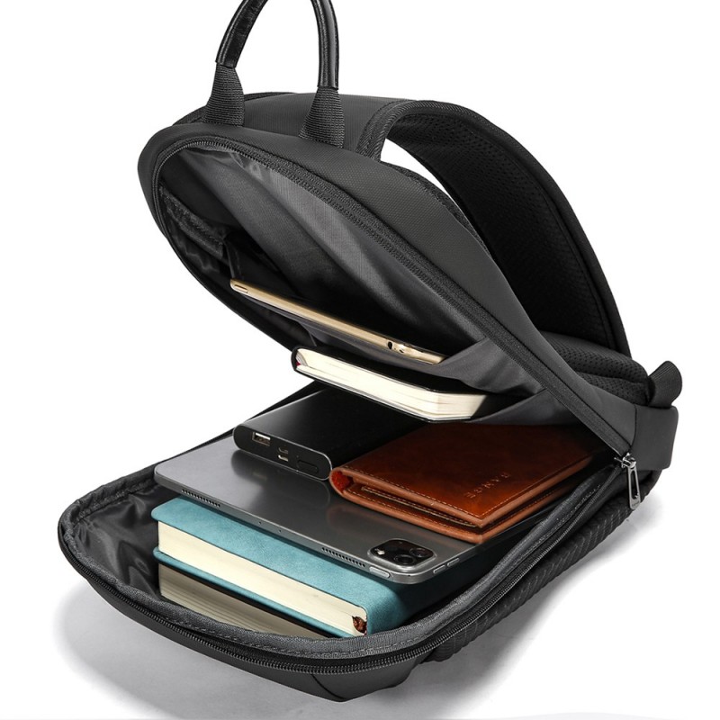 Τσαντάκι ώμου χιαστί crossbody Bange 7721 μαύρο 