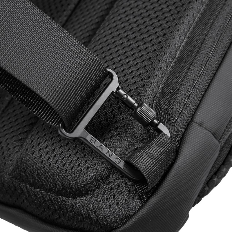 Τσαντάκι ώμου χιαστί crossbody Bange 7721 μαύρο 