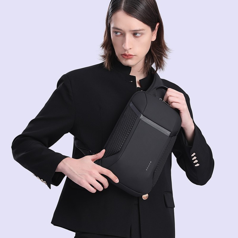 Τσαντάκι ώμου χιαστί crossbody Bange 7721 μαύρο 