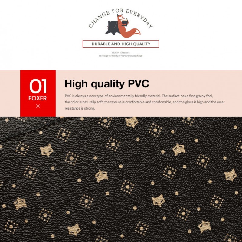 Δερμάτινo Γυναικείo Σακίδιο Πλάτης PVC Foxer 900165F καφέ 