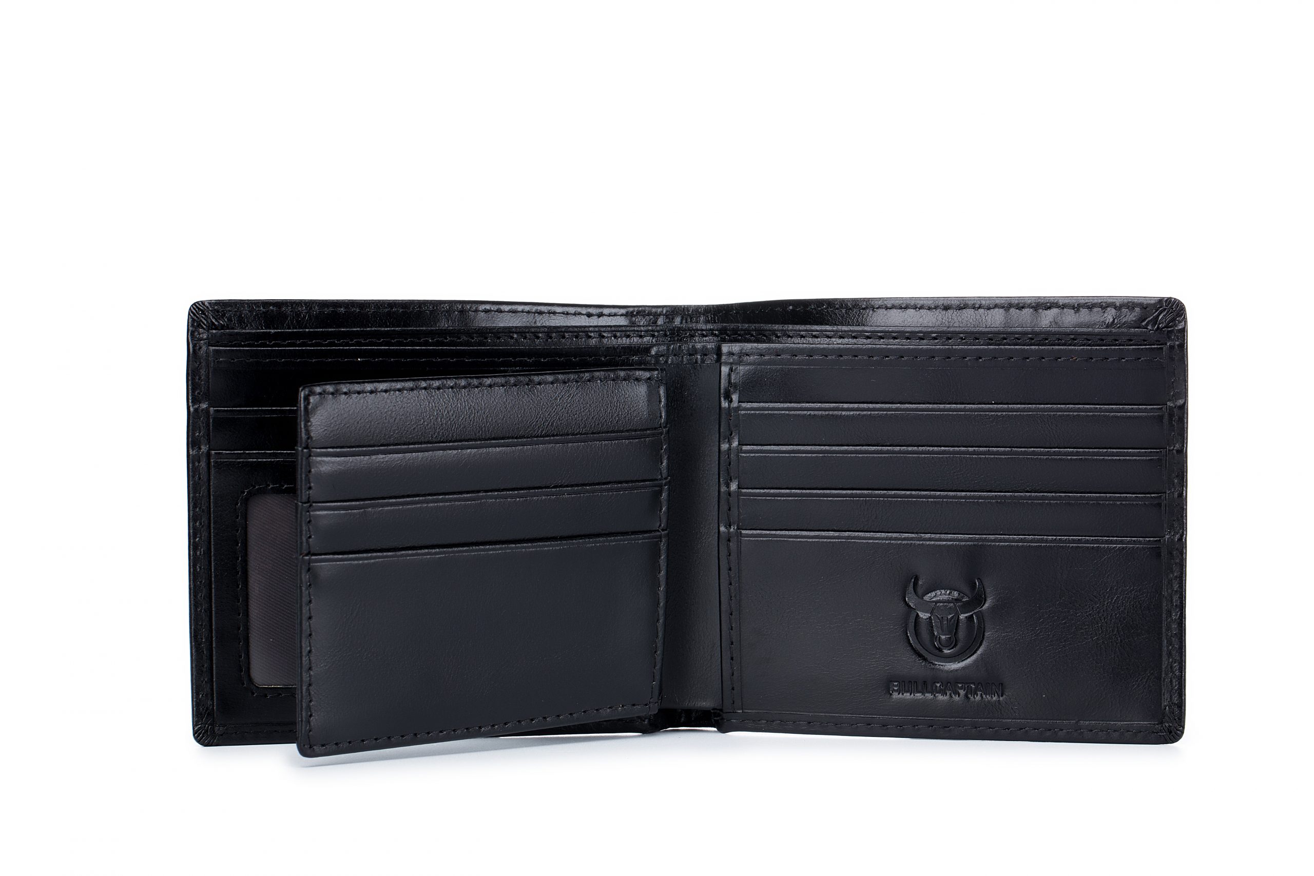 Δερμάτινο πορτοφόλι Bull Captain QB-05 μαύρο 