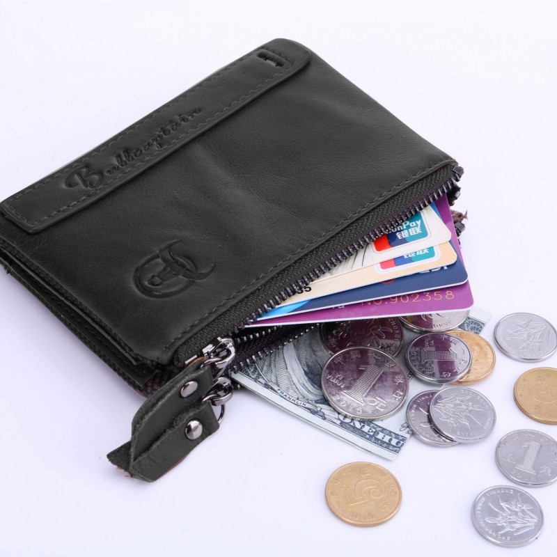 Δερμάτινο πορτοφόλι Bull Captain QB-06 μαύρο 