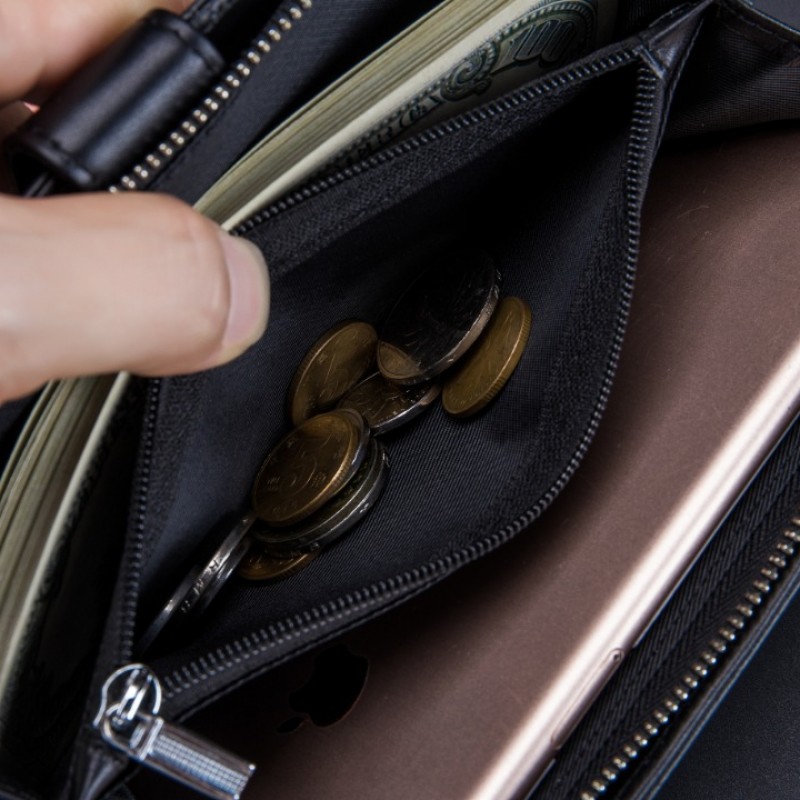 Δερμάτινο πορτοφόλι Bull Captain QB-231 μαύρο 