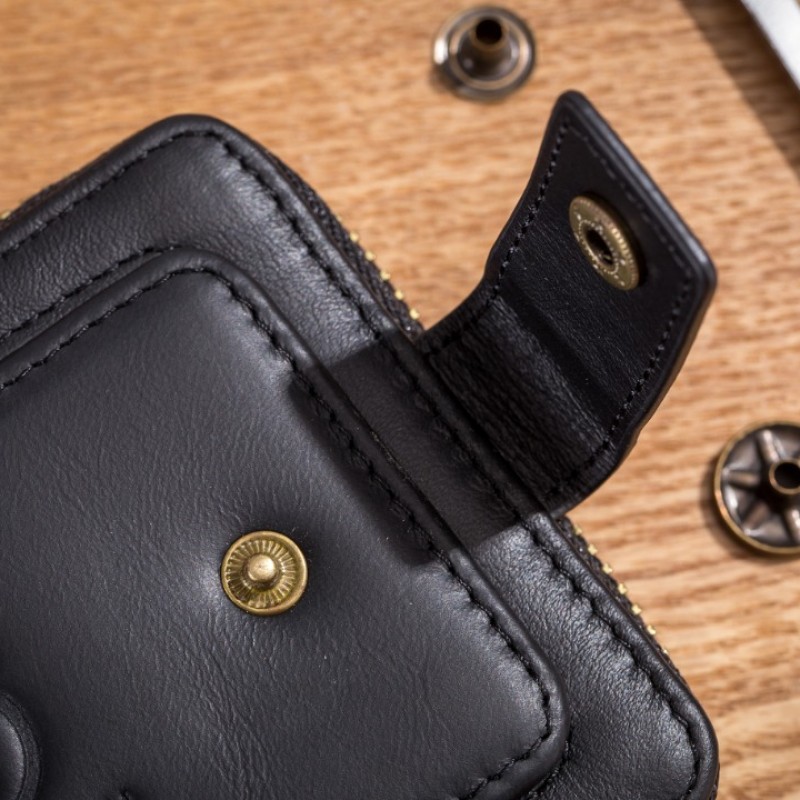 Δερμάτινο πορτοφόλι Bull Captain QB-231 μαύρο 