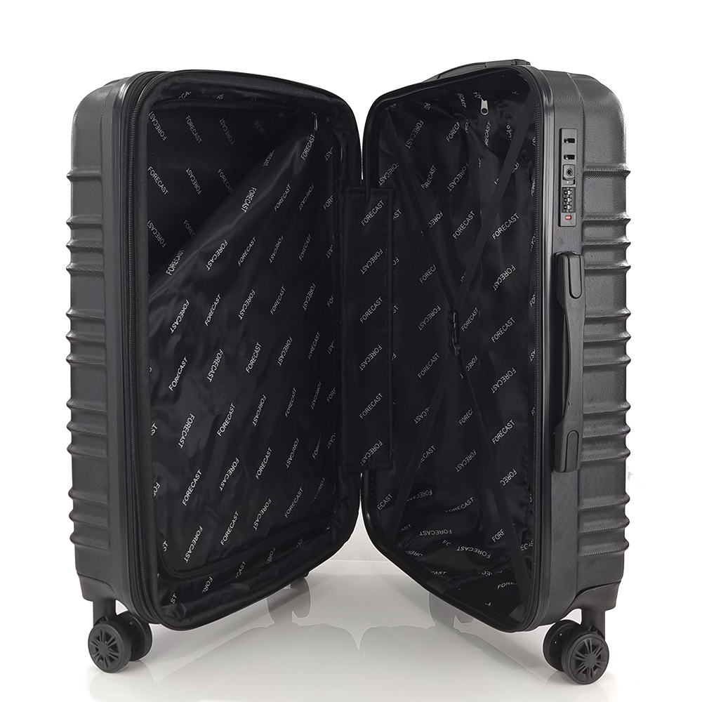 Βαλίτσα FORECAST DQ2207 Μικρή καμπίνας 54εκ-ΓΚΡΙ