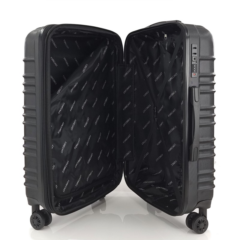 Βαλίτσα FORECAST DQ2207 Μικρή καμπίνας 54εκ-ΓΚΡΙ