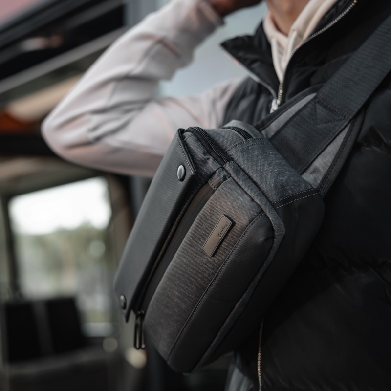 Τσαντάκι μέσης Cardinal 121 ανθρακί 