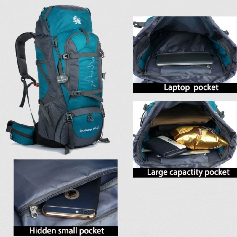 Σακίδιο πλάτης ορειβατικό Cardinal 630 80+5 L μαύρο 