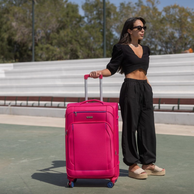 Βαλίτσα trolley Spectra Cardinal μεγάλη 5000/70cm ροζ 