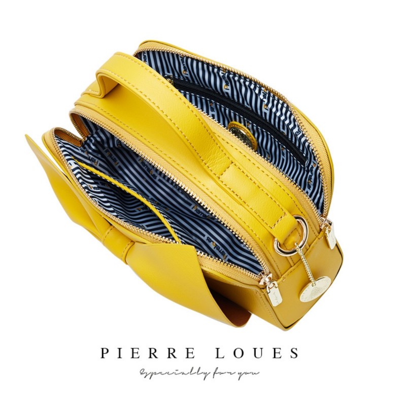 Γυναικεία Τσάντα Χιαστί/χειρός Pierre Loues 514-28 καφέ 