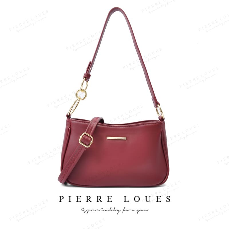 Γυναικεία Τσάντα Χιαστί Pierre Loues 514-48 μπορντό 