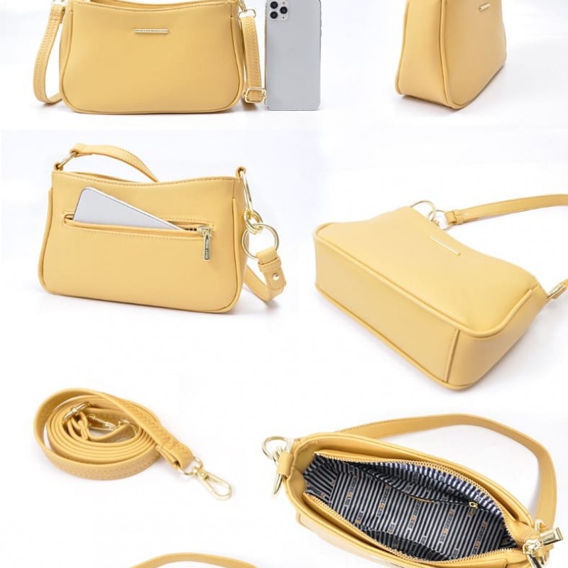 Γυναικεία Τσάντα Χιαστί Pierre Loues 514-48 μπορντό 