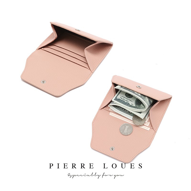 Γυναικεία καρτοθήκη Pierre Loues 805-49 μαύρο 