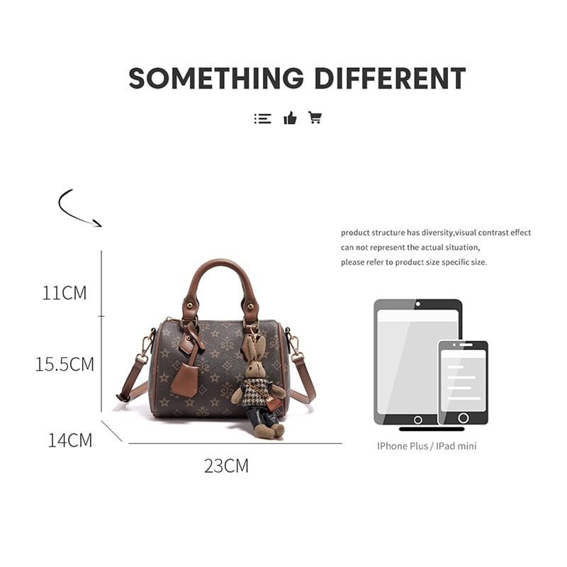 Γυναικεία Τσάντα PVC Χιαστί/Χειρός Foxer 9151063F καφέ 