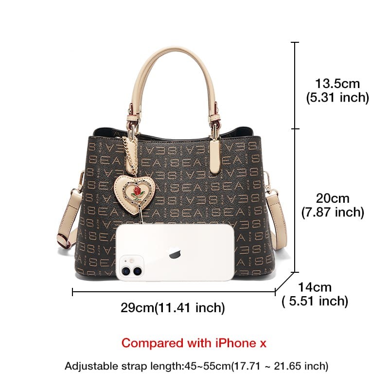 Γυναικεία Τσάντα PVC Χιαστί Foxer 9151147F καφέ 