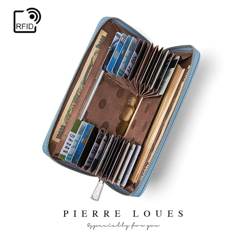Γυναικείο πορτοφόλι Pierre Loues 928-4 καφέ 