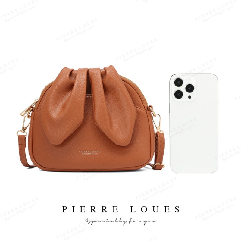 Γυναικεία Τσάντα Χιαστί Pierre Loues C339-1 καφέ 