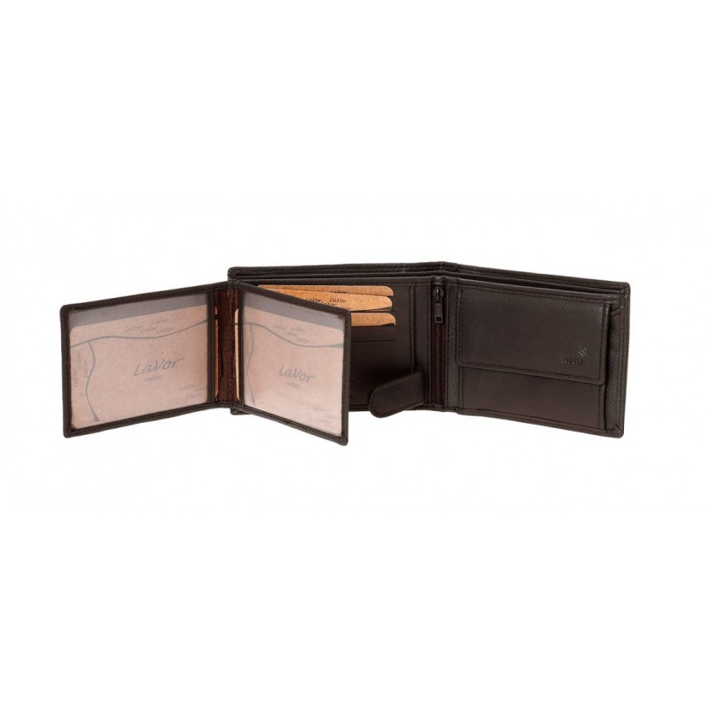 Ανδρικό Δερμάτινο Πορτοφόλι Lavor 1-3798-brown