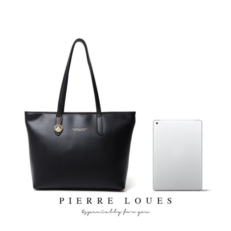 Γυναικεία Τσάντα Ώμου Shopper Pierre Loues 914-62 μαύρο 