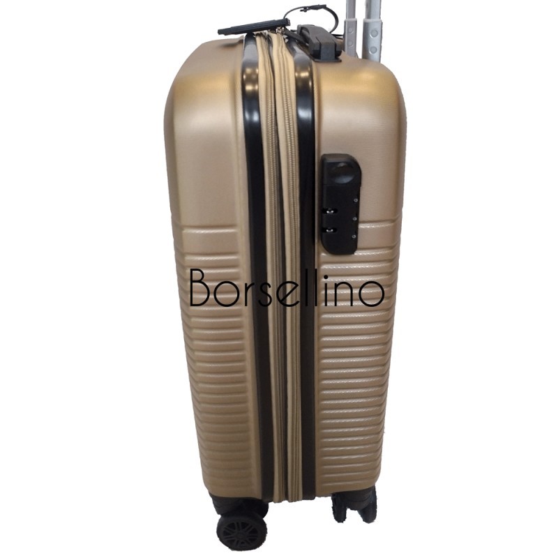 Σκληρή Βαλίτσα Καμπίνας 55x40x20 με Επέκταση RAIN RB9089C.GOLD