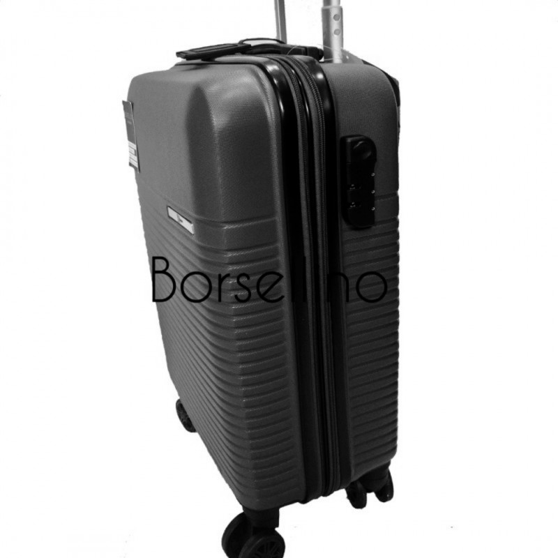 Σκληρή Βαλίτσα Καμπίνας 55x40x20 με Επέκταση RAIN RB9089C.ΜΑΥΡΟ