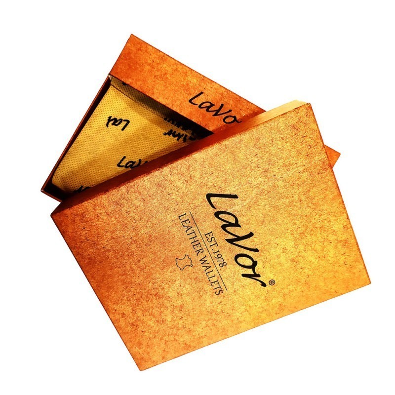 Δερμάτινο Πορτοφόλι Lavor ταυτοτητας με RFID μπλε Lavor-1-3819-blue