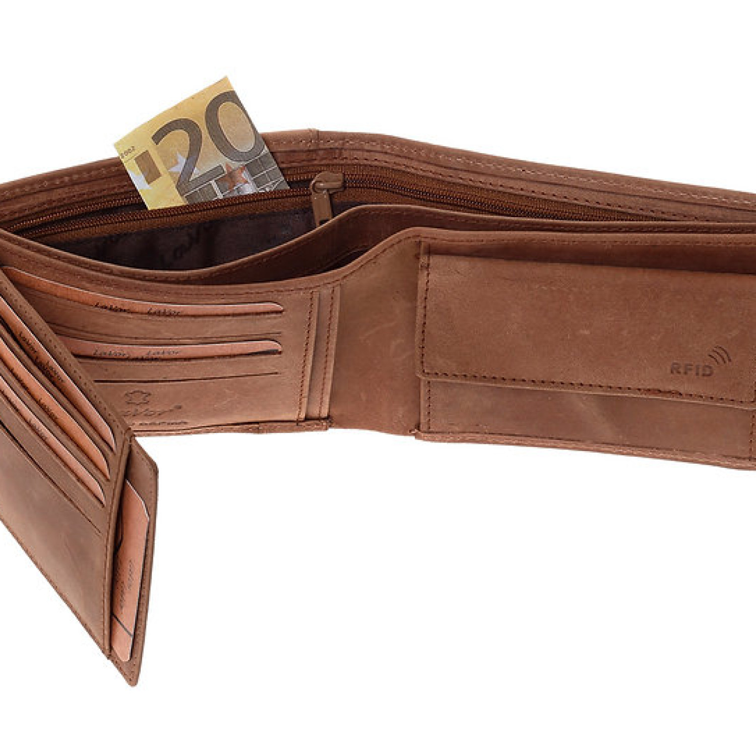 LaVor 1-3832 Ανδρικό Δερμάτινο Πορτοφόλι με RFID Crunch 1-3832-crunch