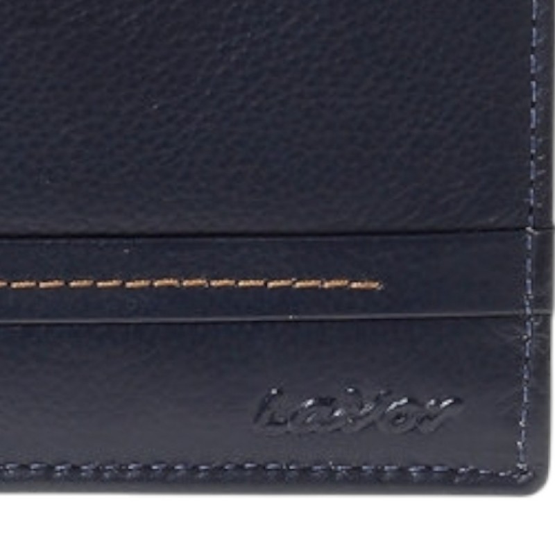 LaVor 1-3833 Ανδρικό Δερμάτινο Πορτοφόλι με RFID Μπλε 1-3833-blue