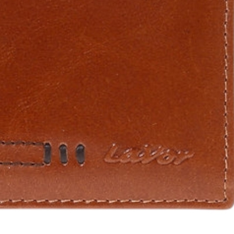 LaVor 1-3839 Ανδρικό Δερμάτινο Πορτοφόλι με RFID Κονιακ 1-3839-cognac