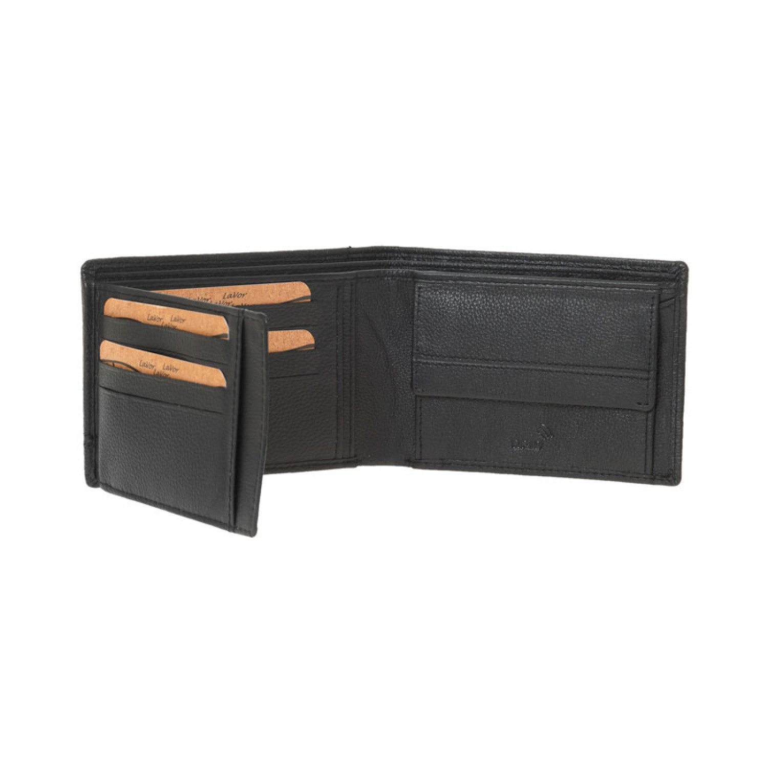 LaVor Ανδρικό Δερμάτινο Πορτοφόλι με Rfid Μαύρο 1-3842-BLACK