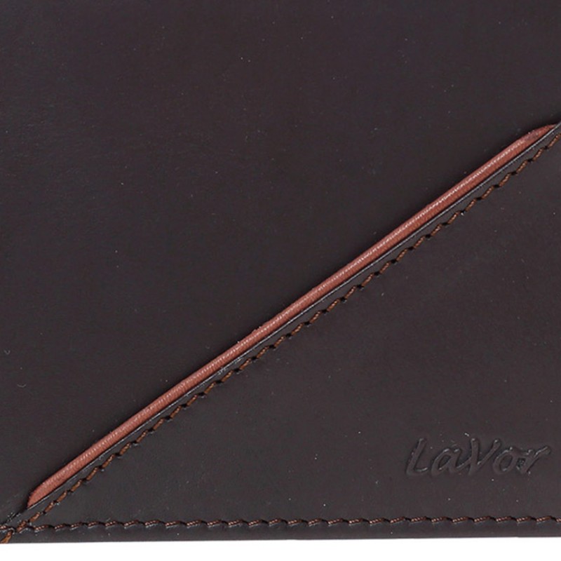 LaVor 1-5909 Ανδρικό Δερμάτινο Πορτοφόλι με RFID Καφέ