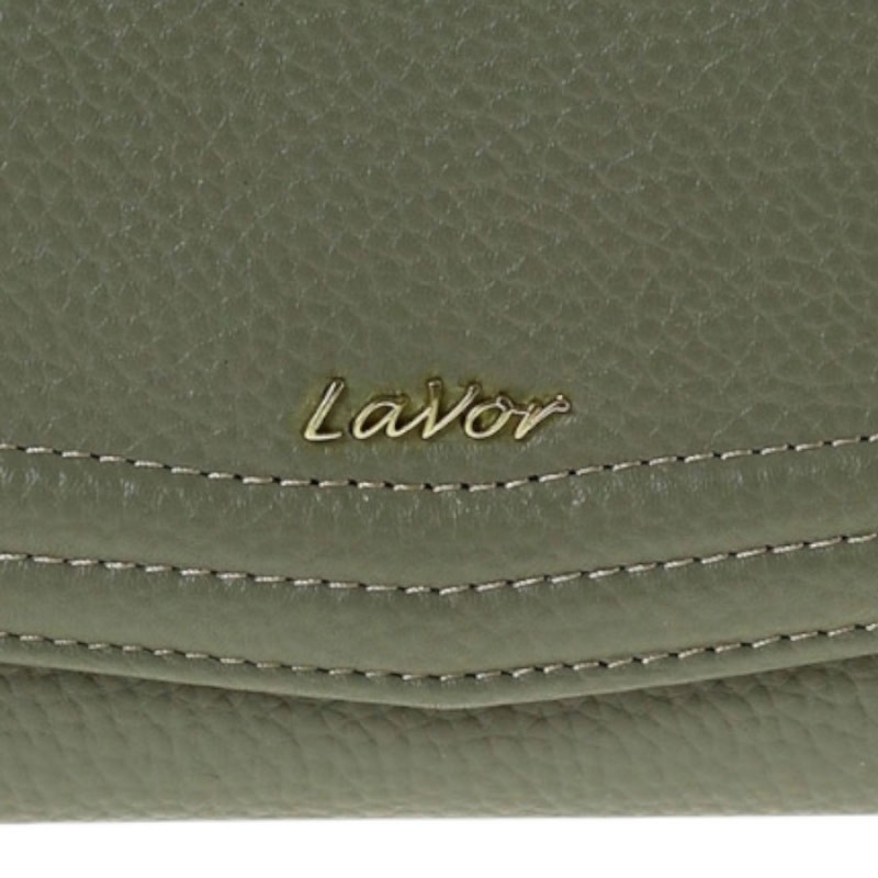 LaVor 1-6019 Γυναικείο Δερμάτινο Πορτοφόλι με Rfid Χακί 1-6019-HAKI