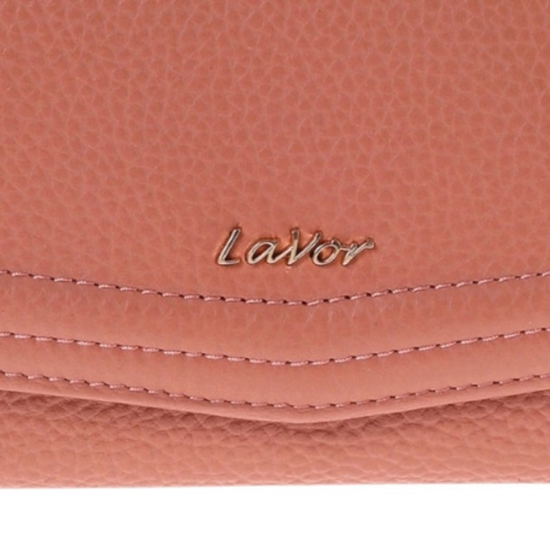 LaVor 1-6019 Γυναικείο Δερμάτινο Πορτοφόλι με Rfid Ροζ 1-6019-PINK