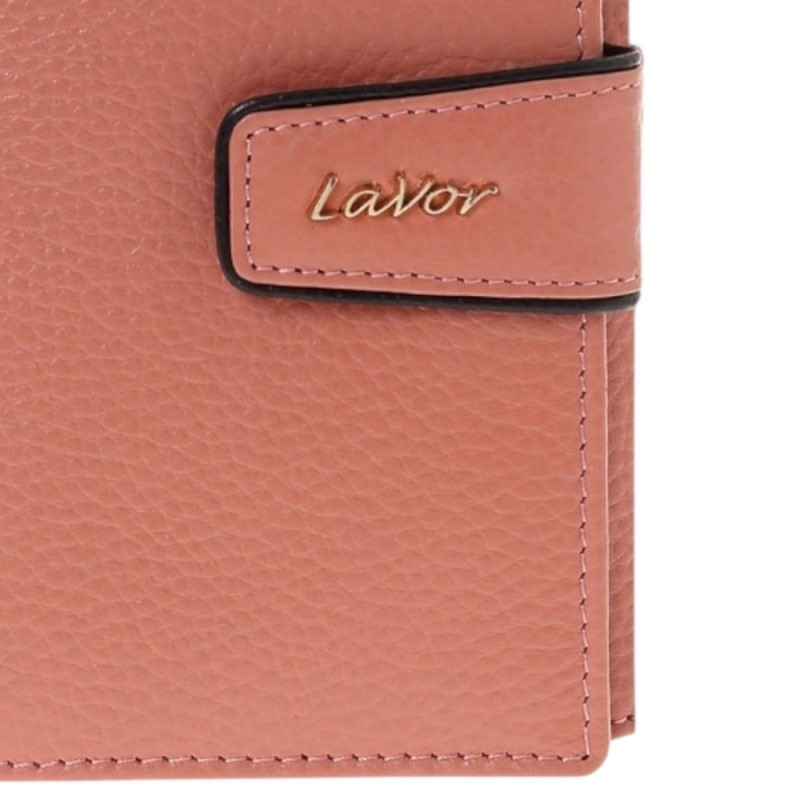LaVor 1-6038 Γυναικείο Δερμάτινο Πορτοφόλι με Rfid Ροζ 1-6038-PINK