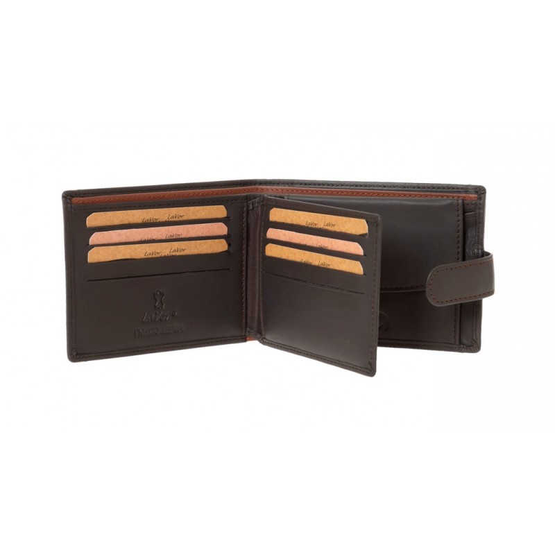 Ανδρικό Πορτοφόλι με RFID ΚΑΦΕ Lavor 1-6093-brown