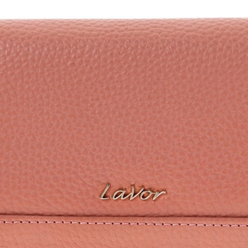 LaVor 1-6154 Γυναικείο Δερμάτινο Πορτοφόλι με Rfid Ροζ 1-6154-PINK