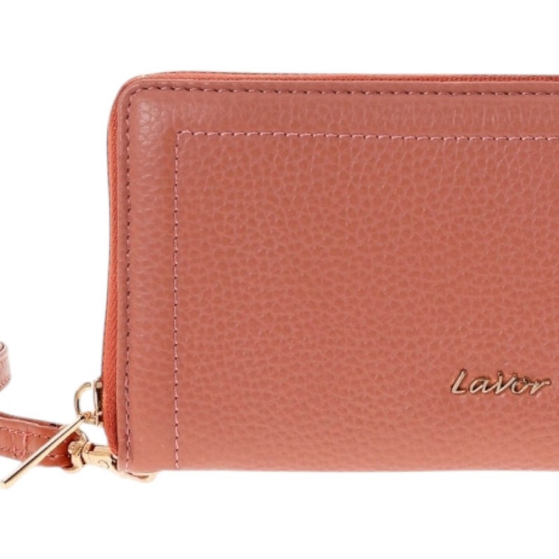 LaVor 1-6160 Γυναικείο Δερμάτινο Πορτοφόλι με Rfid Ροζ 1-6160-PINK