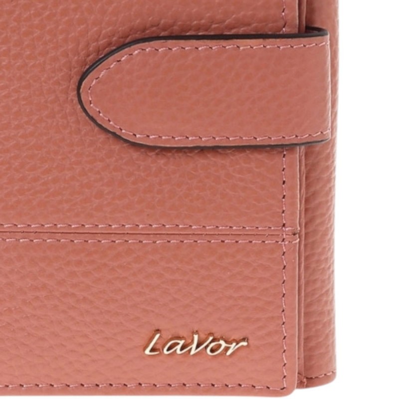 LaVor 1-6161 Γυναικείο Δερμάτινο Πορτοφόλι με Rfid Ροζ 1-6161-PINK